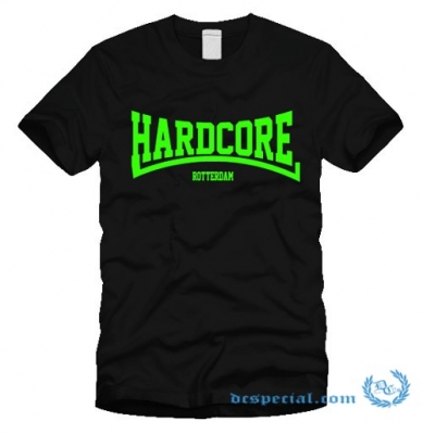 Hakken T-shirt 'Hardcore Rotterdam Green'