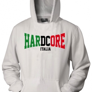 Hakken Hooded Sweater 'Hardcore Italia White'