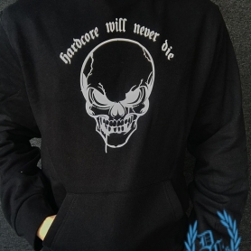 Hakken Hooded Sweater 'Will Never Die Skull'