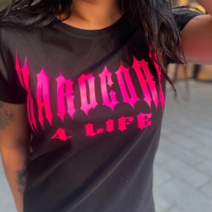 Hakken Ladies T-shirt 'Hardcore 4 Life'