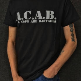 ACAB T-shirt 'Basic Black'