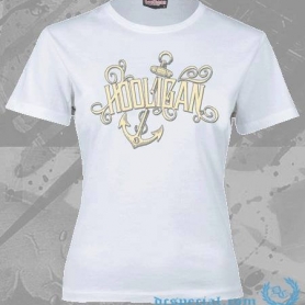 Hooligan Ladies T-shirt 'Anchor'