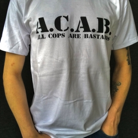 ACAB T-shirt 'Basic White'