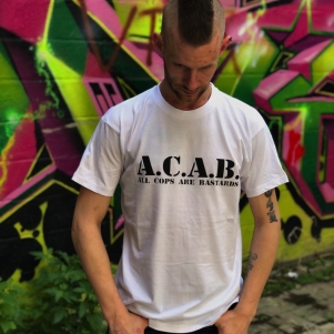ACAB T-shirt 'Basic White'