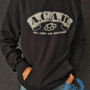 ACAB Hooded Sweater 'Knuckle Black'