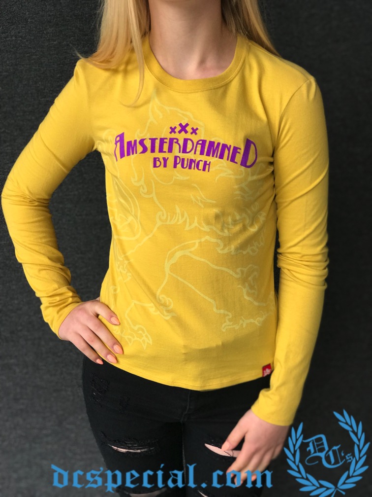 Amsterdamned Ladies Longsleeve 'Yellow'