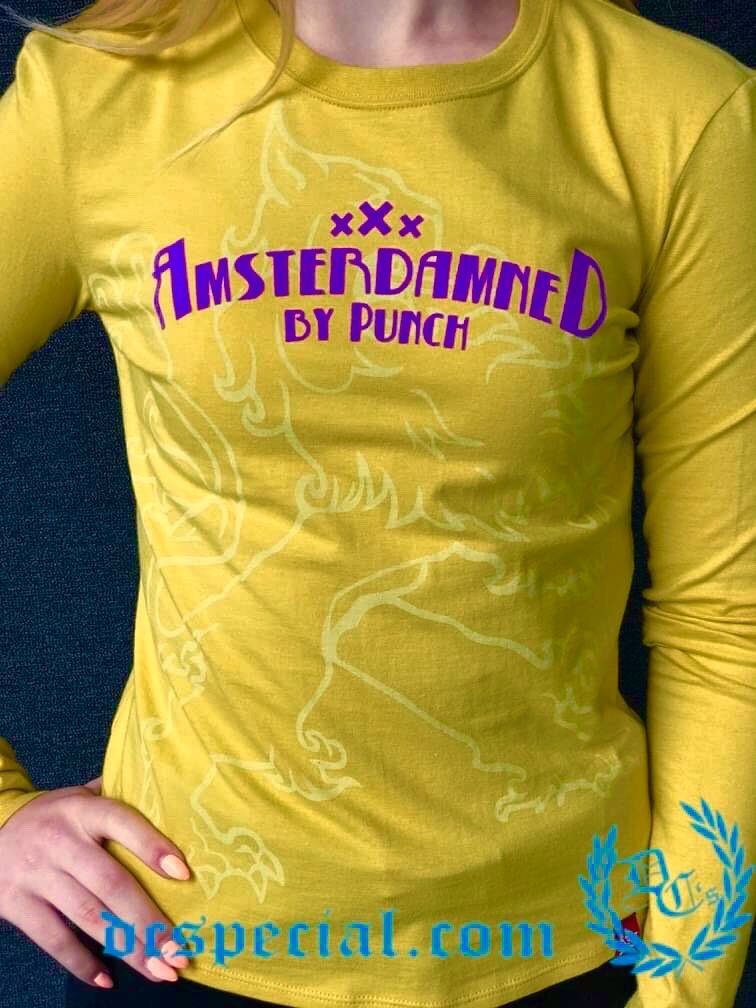 Amsterdamned Ladies Longsleeve 'Yellow'