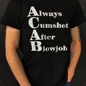 ACAB T-shirt 'Cumshot'