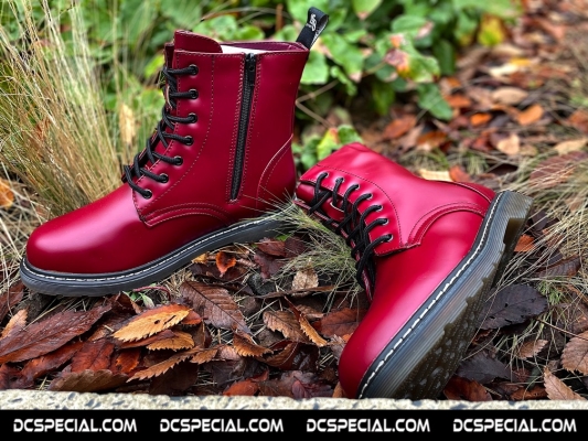 Knightsbridge Boots Dark Creationz DC '7-Hole Oxblood'