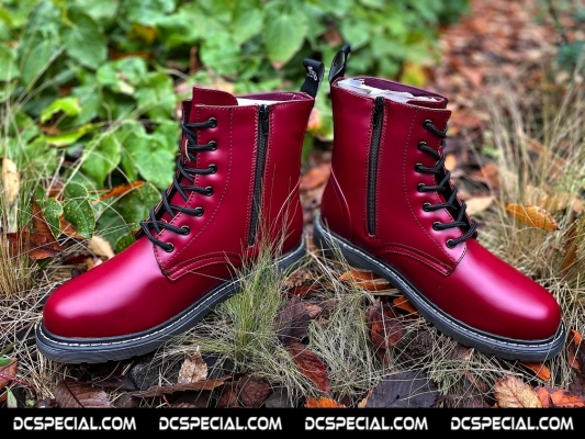 Knightsbridge Boots Dark Creationz DC '7-Hole Oxblood'