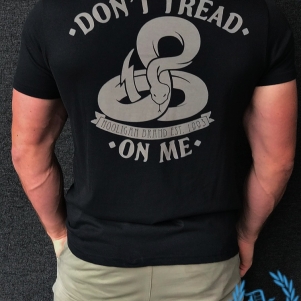 Hooligan T-shirt 'Don't Tread On Me Black'