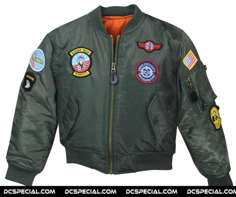 McAllister Children´s Flight Jacket 'Top Gun olive'