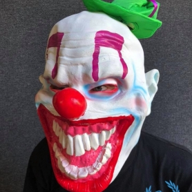 Masker Full Face 'Crazy Clown'