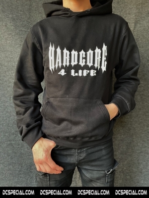 Hakken Hooded Sweater 'Hardcore 4 Life'
