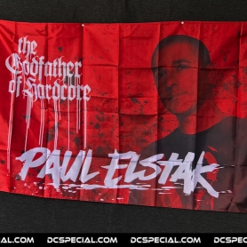 Paul Elstak Drapeau 'The Godfather Of Hardcore'
