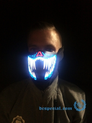 Masker LED Lights 'Creepy Smile'