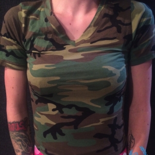 Army T-shirt 'Green Camo'