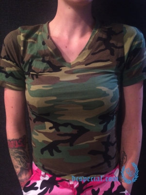 Army T-shirt 'Green Camo'