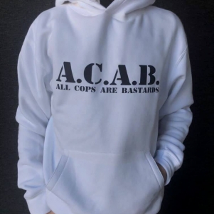 ACAB Hooded Sweater 'Basic White'