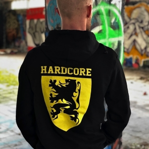 Hardcore Vlaanderen Hooded Sweater 'Shield'