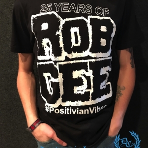 Rob Gee T-shirt '25 Years Of Rob Gee'