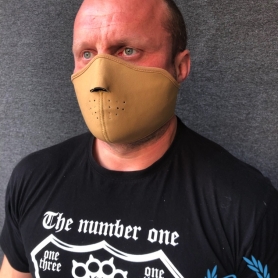 Mask Half Face 3D 'Neopreen Beige'
