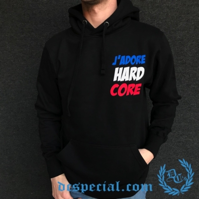 Hakken Hooded Sweater 'J'adore Hardcore'