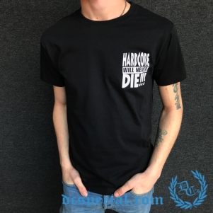 Hakken T-shirt 'Hardcore Will Never Die!!!'