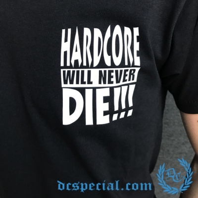 Hakken T-shirt 'Hardcore Will Never Die!!!'