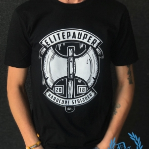 Elitepauper T-shirt 'Hardcore Strijder'
