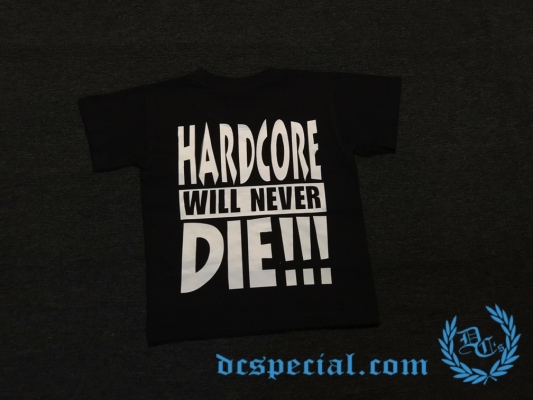 Hardcore T-shirt Voor Kinderen 'Hardcore Will Never Die'