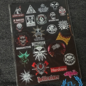 Hardcore Stickers 'Artists'