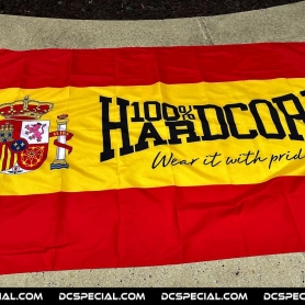 100% Hardcore Vlag 'Hardcore Espana'