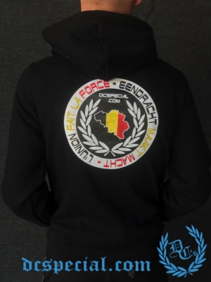 Hardcore Belgium Hooded Sweater 'Eendracht'