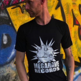 Megarave T-shirt '100% Hardcore'
