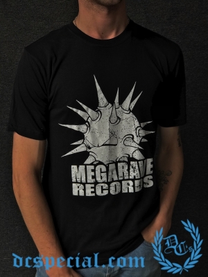 Megarave T-shirt '100% Hardcore'
