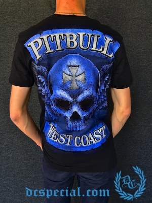 Pit Bull Westcoast T-shirt 'Skullwings Black'