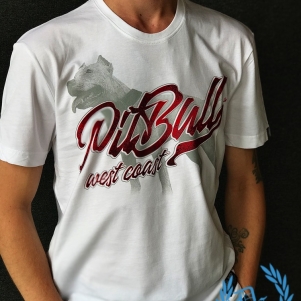 Pit Bull West Coast T-shirt 'Blue Eyed Devil White'