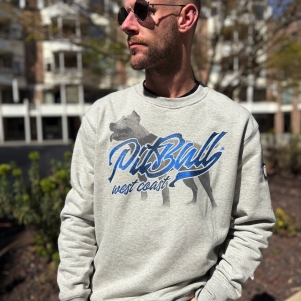 Pitbull West Coast Sweater 'Red Nose II Grey'