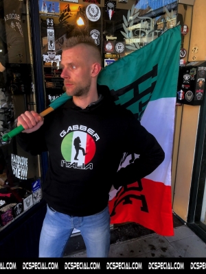 Hardcore Hooded Sweater 'Gabber Italia'