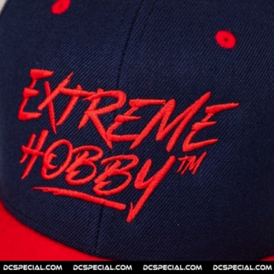 Extreme Hobby Snapback 'Graffiti Red/Navy Blue'