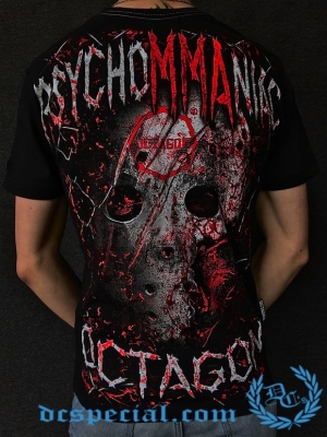 Octagon T-shirt 'PsychoMMAniac'