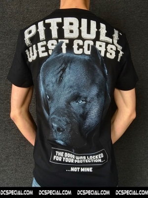 Pitbull West Coast T-shirt 'Black Dog'