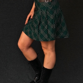 Fred Perry Skirt 'Squared Green'