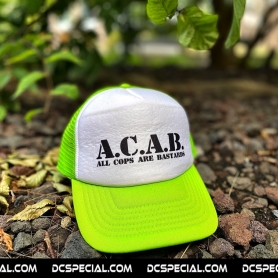 ACAB Casquette 'ACAB Basic Neon Green'