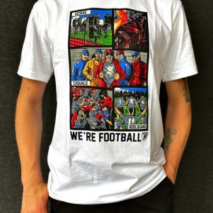 PGwear T-shirt 'We're Football White'