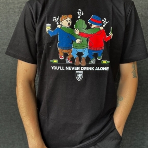 PGwear T-shirt 'Never Drink Alone'