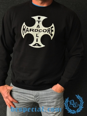 Hardcore Sweater 'Spacetrip - Hardcore Italia Cross'
