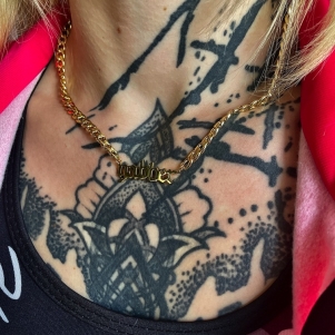 100% Hardcore Gouden Ketting 'Gabber'