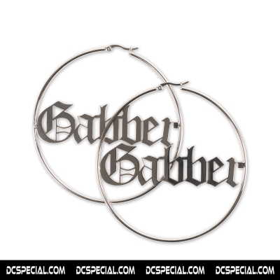 100% Hardcore Oorringen 'Gabber - 5cm'